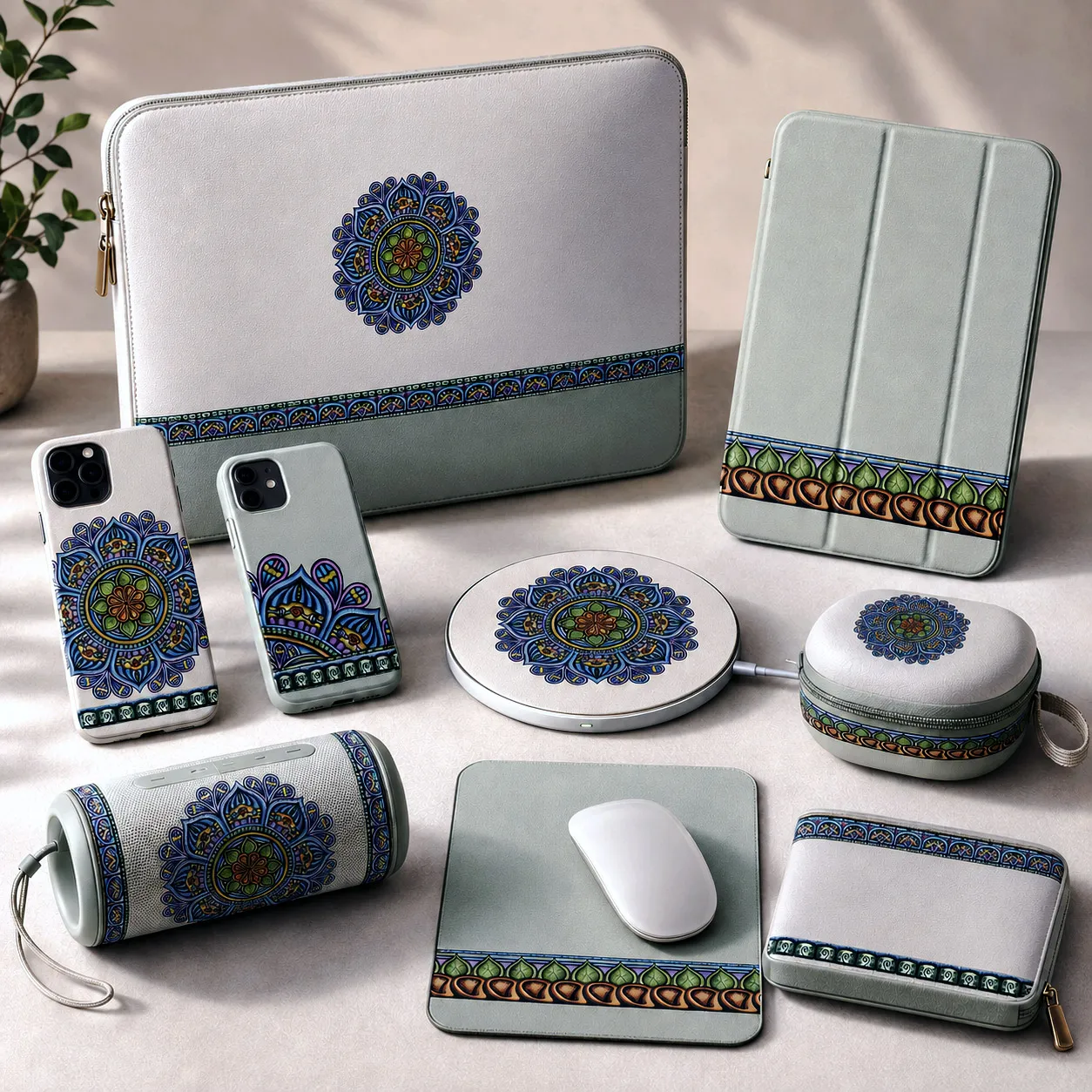 Tech and personal accessories featuring the Siriusly design system.