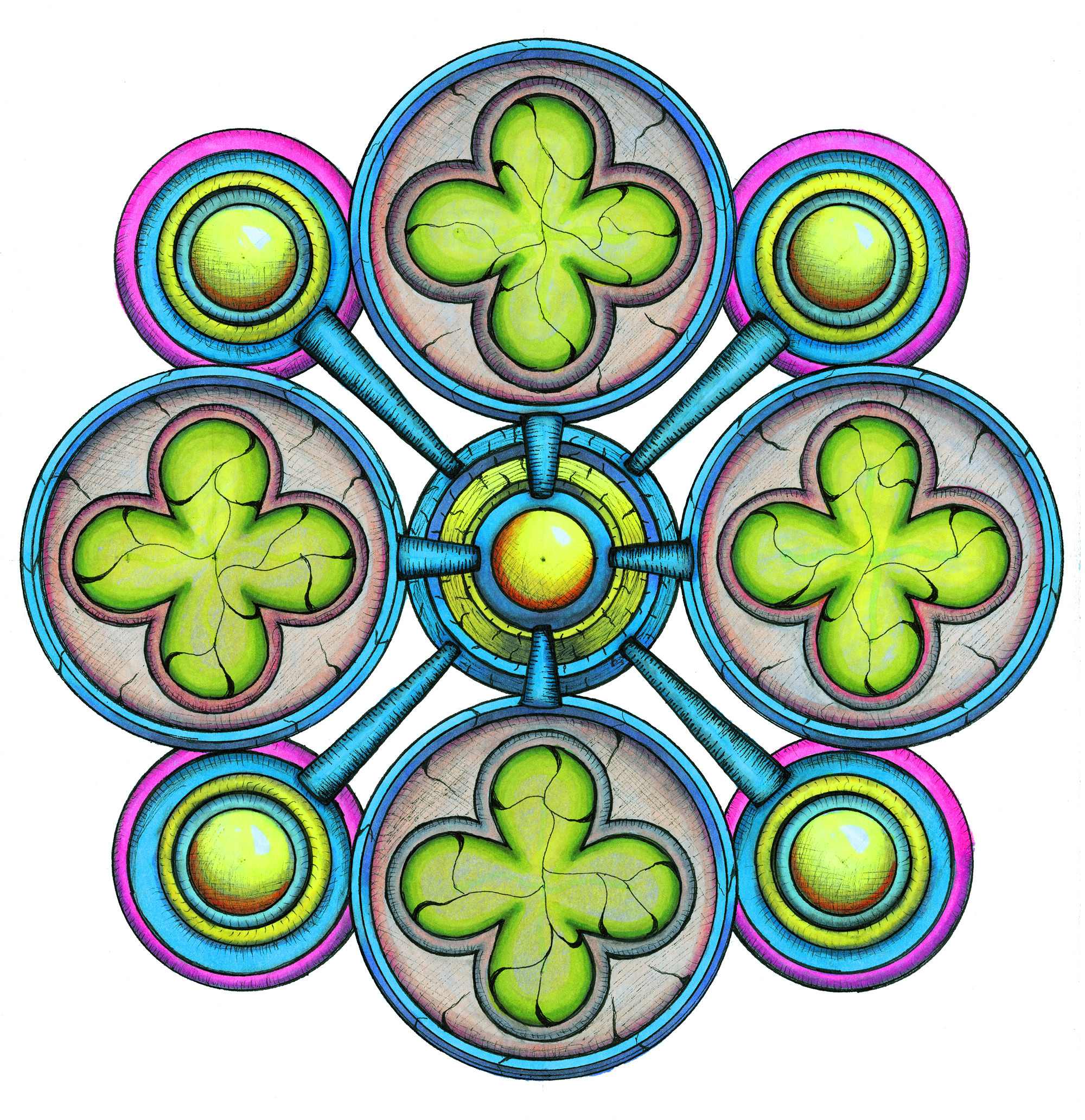 Ancestral Luck design system artwork