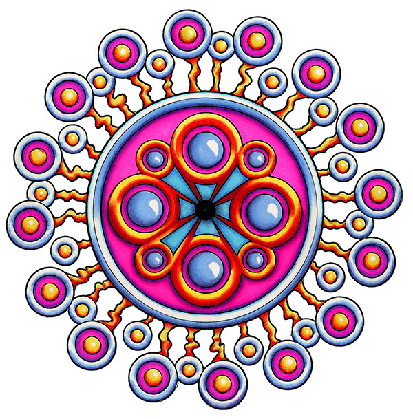 Corona de Mandala design system artwork