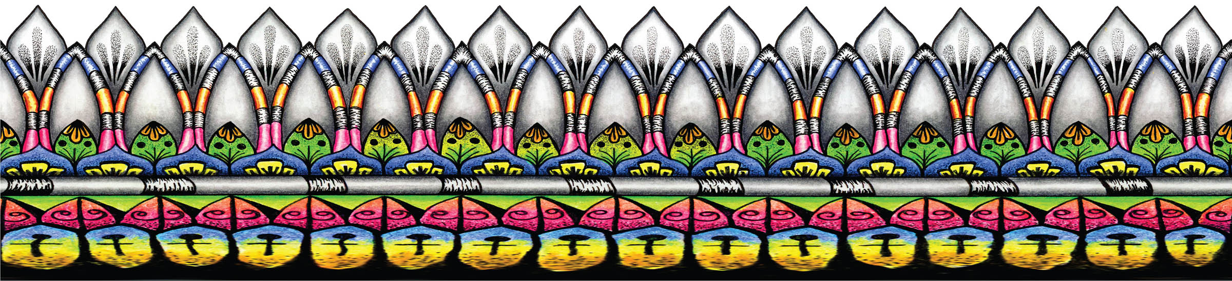 Radiance full border band variation.