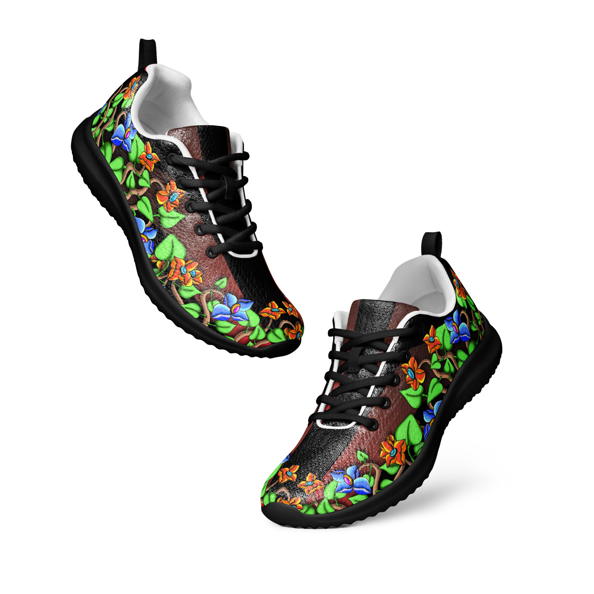 Men's shoes featuring the Wall Flowers design system.