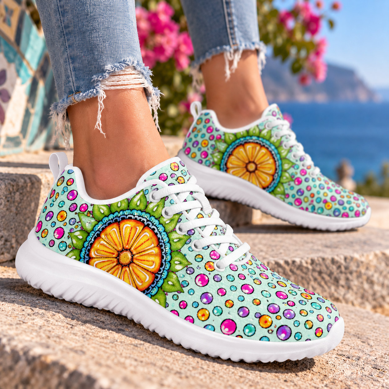 Surrender To Grace Athletic Shoe Lifestyle Mockup