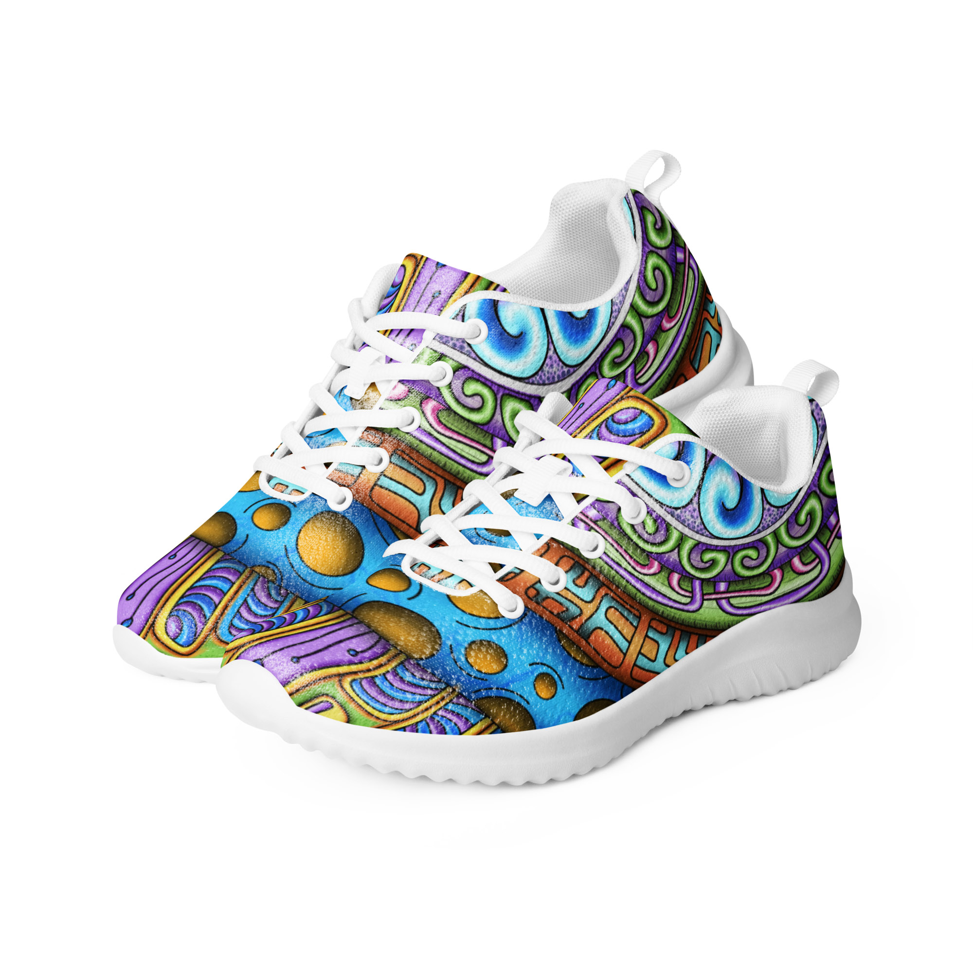 Footwear featuring the Blue Dream design system.