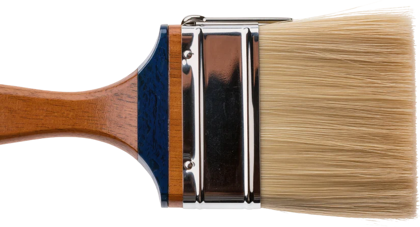sideways paint brush