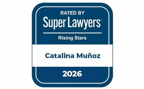 Catalina Munoz Rated by Super Lawyers Rising Star 2026