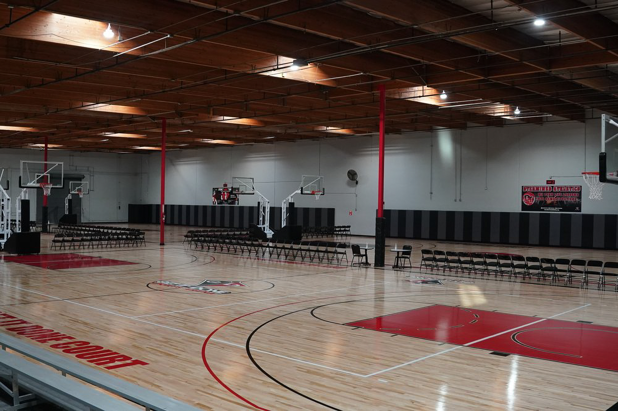 Basketball courts at Get It Done Sports Arena in Corona
