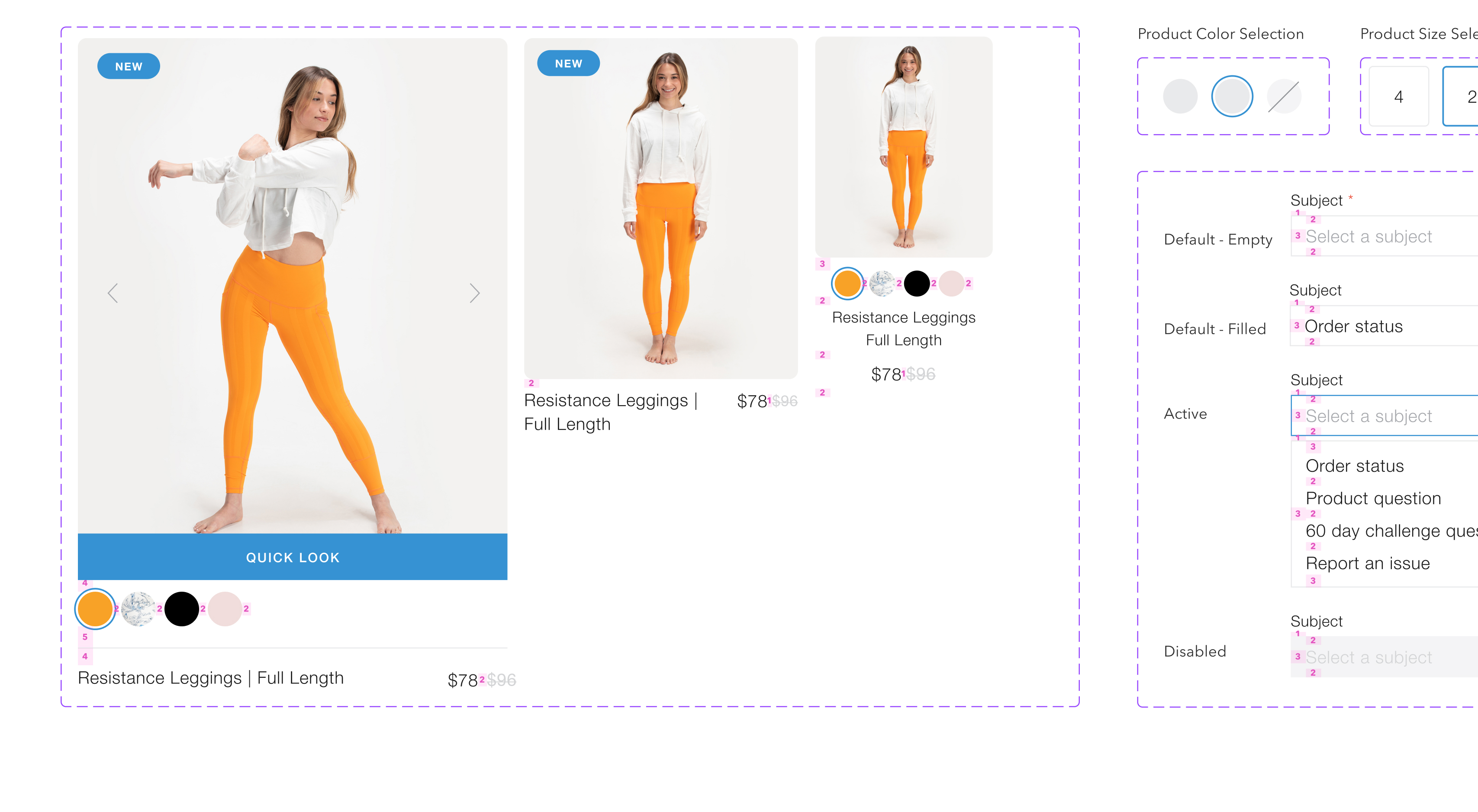 Sweetflexx modular creative system across ecommerce and lifecycle