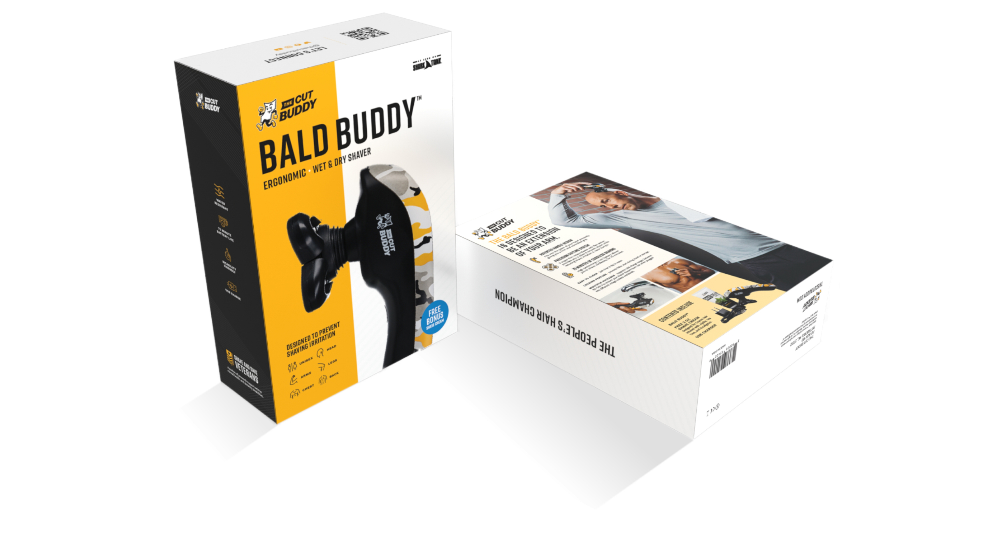 The Cut Buddy Bald Buddy packaging design