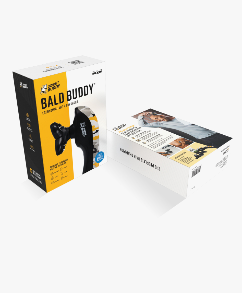 The Cut Buddy packaging and print design