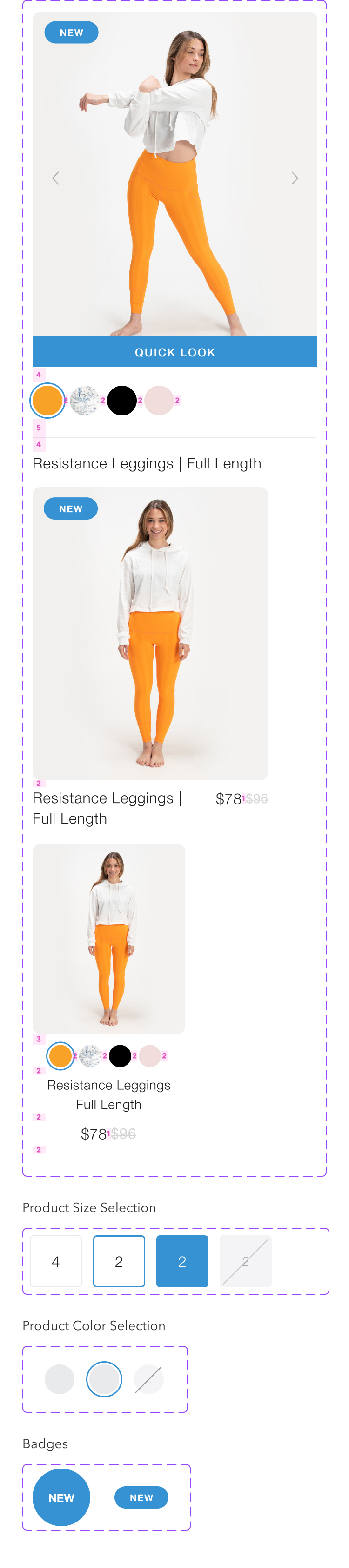Sweetflexx modular creative system across ecommerce and lifecycle