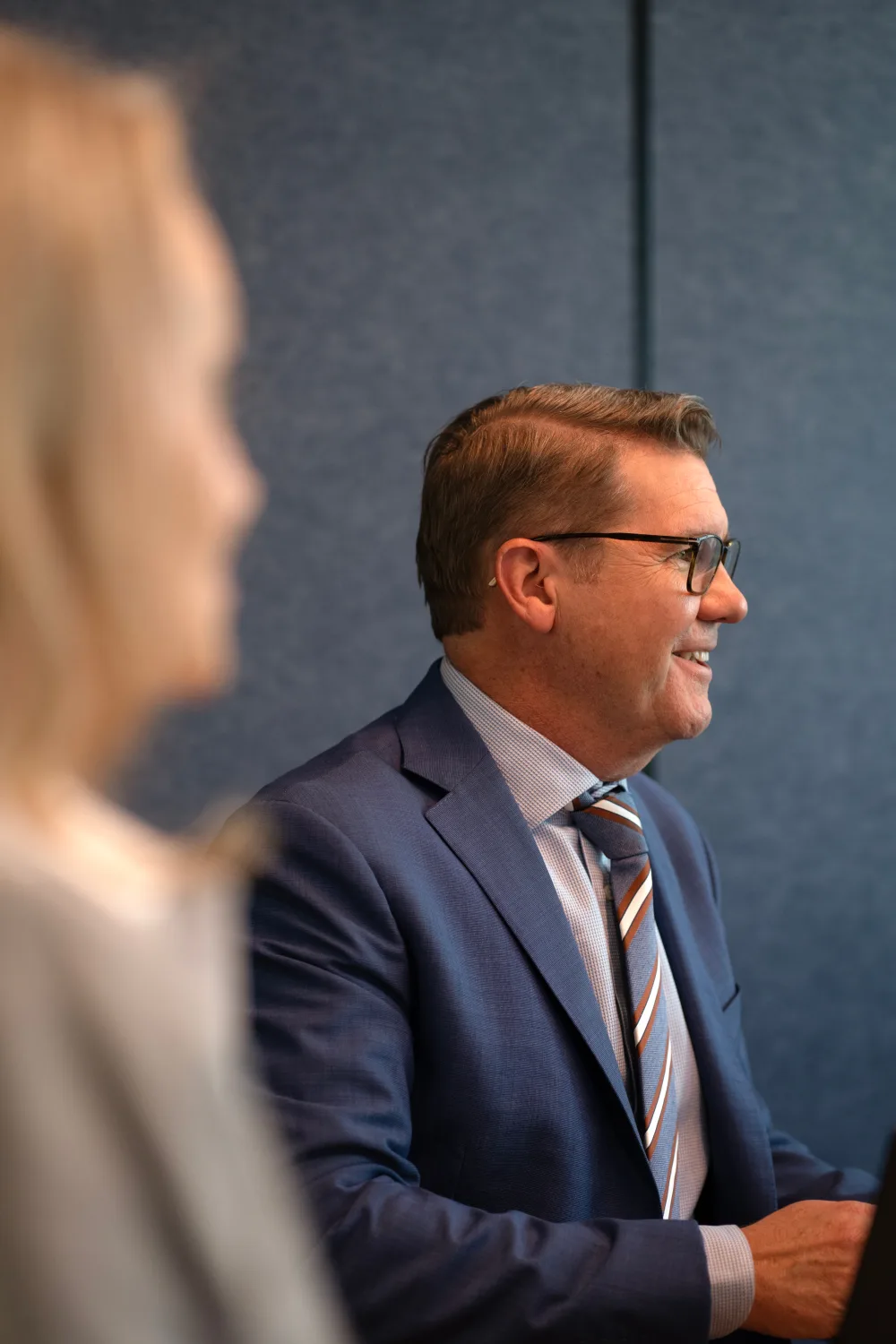 An advice meeting at Sherlock Wealth