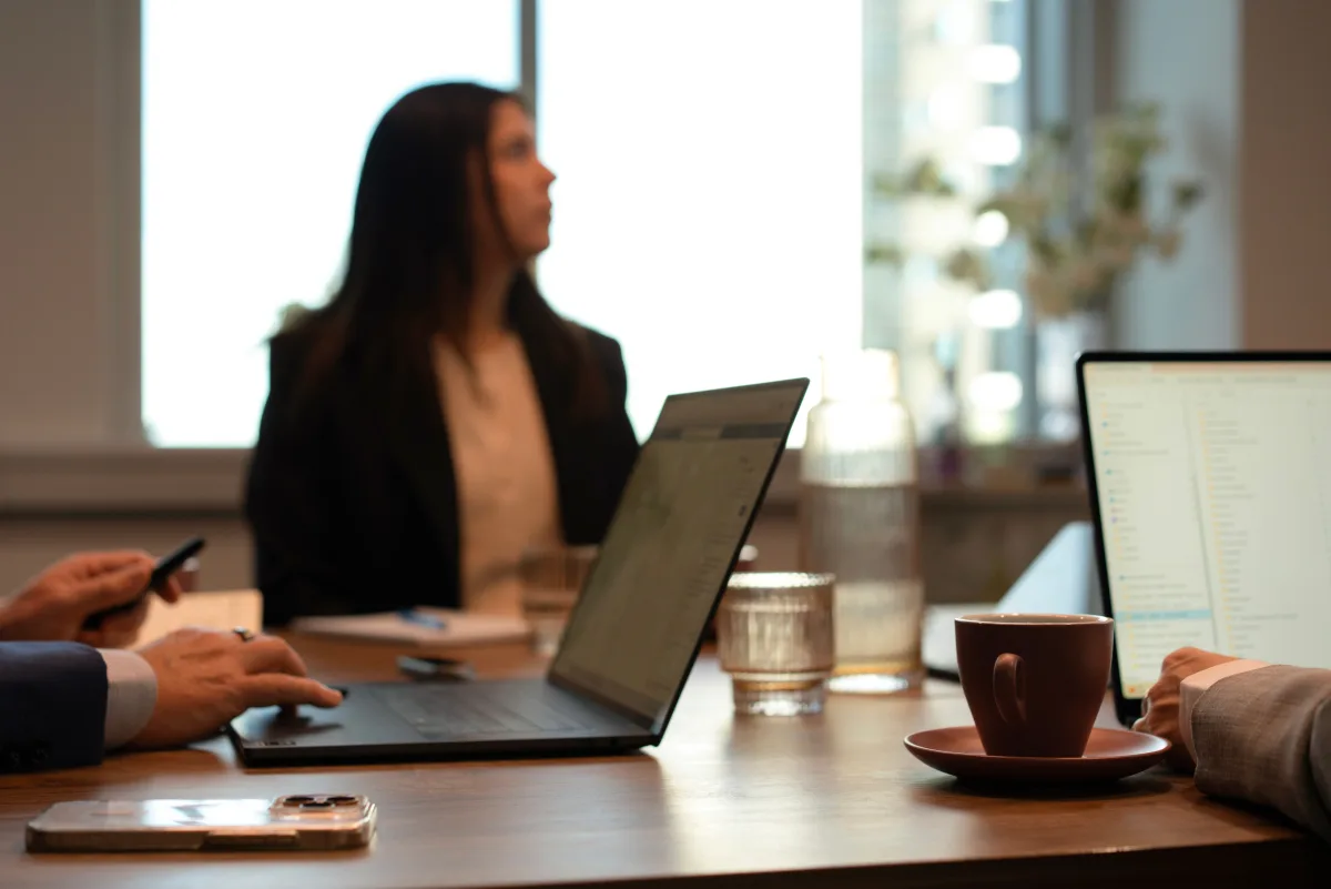 An advice meeting at Sherlock Wealth