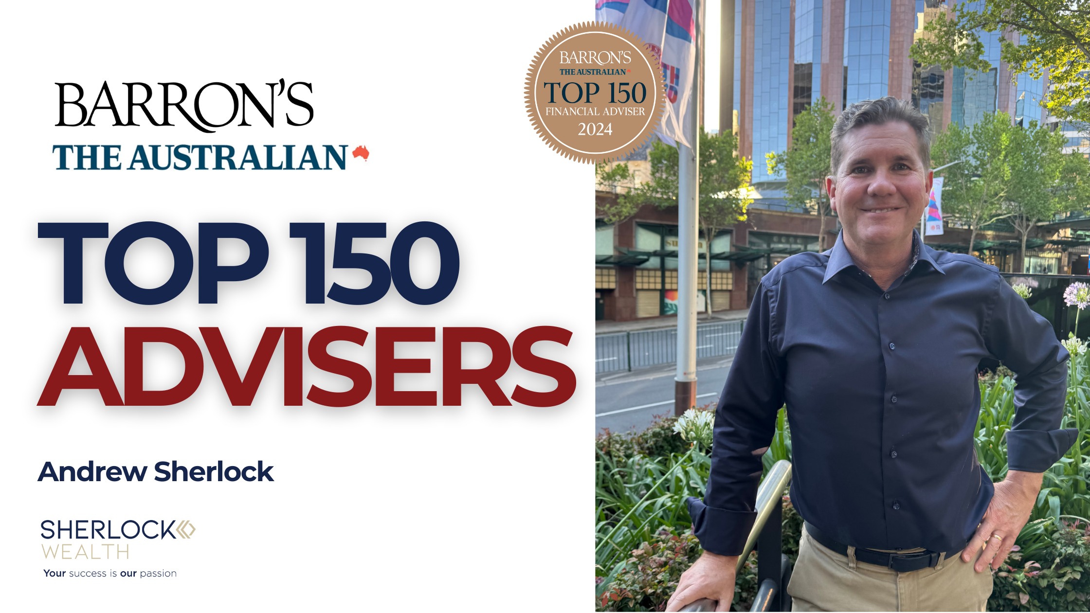 Andrew Sherlock in Barron’s Top 150 Financial Advisers 2024