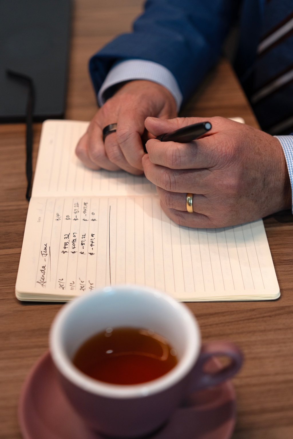 An advice meeting at Sherlock Wealth