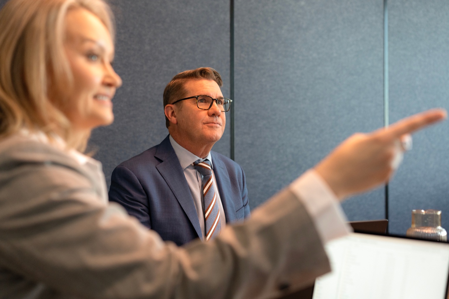 An advice meeting at Sherlock Wealth