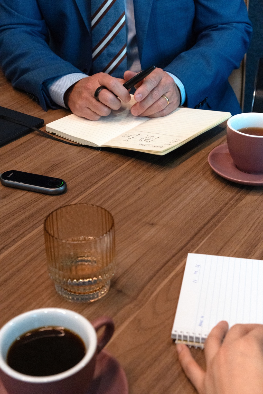 An advice meeting at Sherlock Wealth