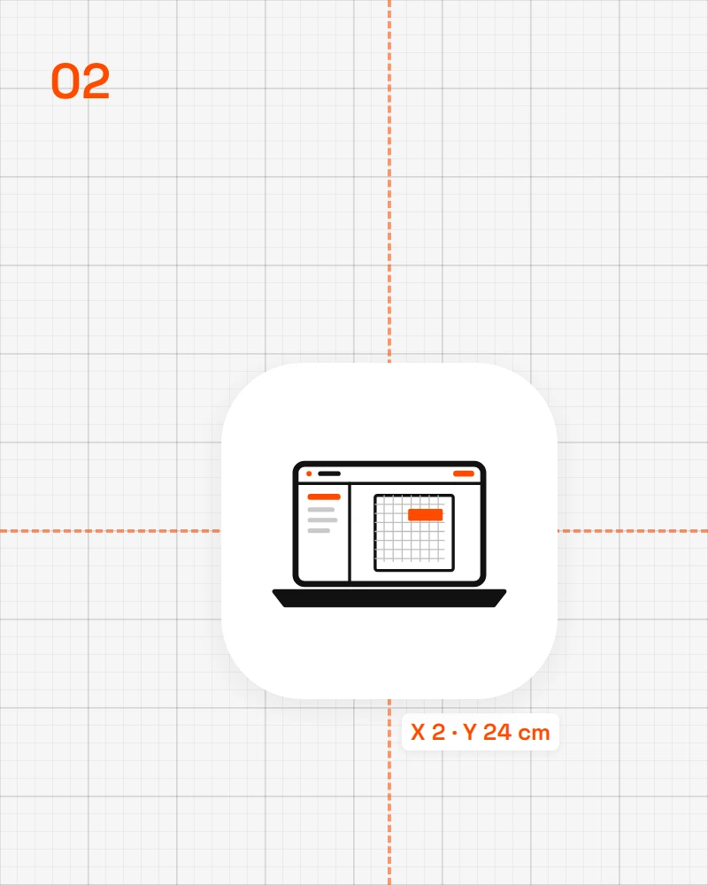 Place Projector software for creating placement marks