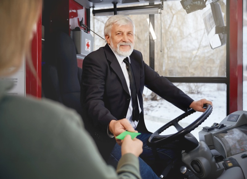Fahrer eines kommunalen Fuhrparks