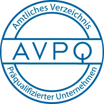 Siegel AVPQ, Amtliches Verzeichnis präqualifizierter Unternehmen