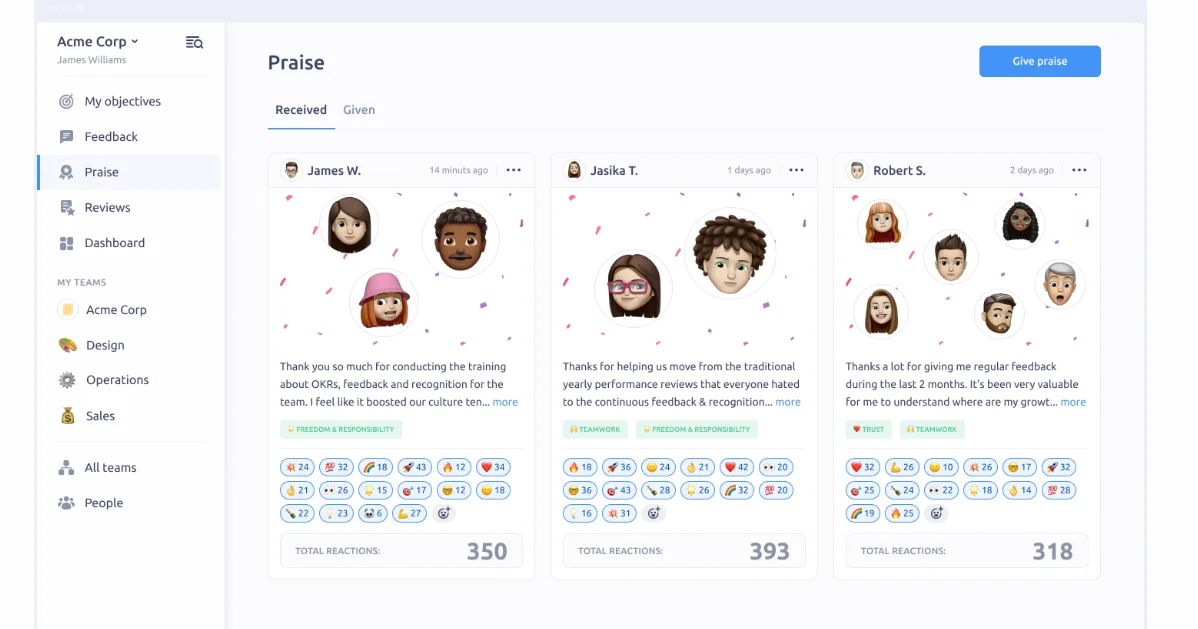 Screenshot of the Plai UI