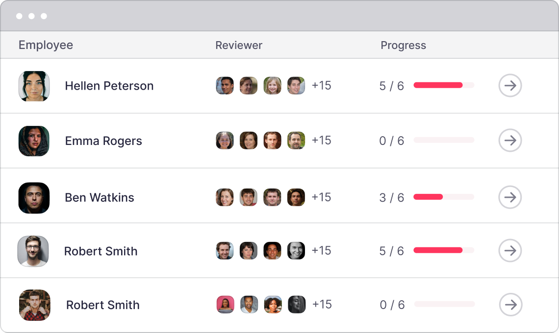 Screenshot of the Factorial UI.
