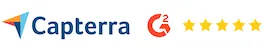 Leapsome's Capterra and G2 rating — 5 stars
