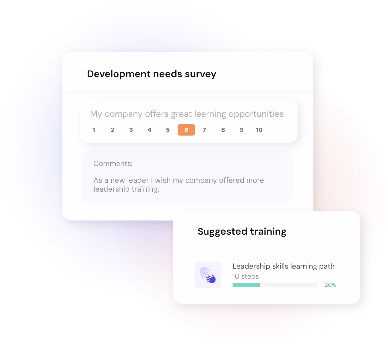 Structured 1-on-1 Meetings Software screenshot showing the integrations with goals and okrs