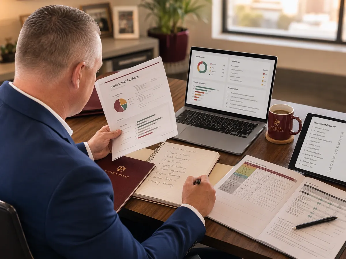 Executive technology assessment findings and prioritized action review