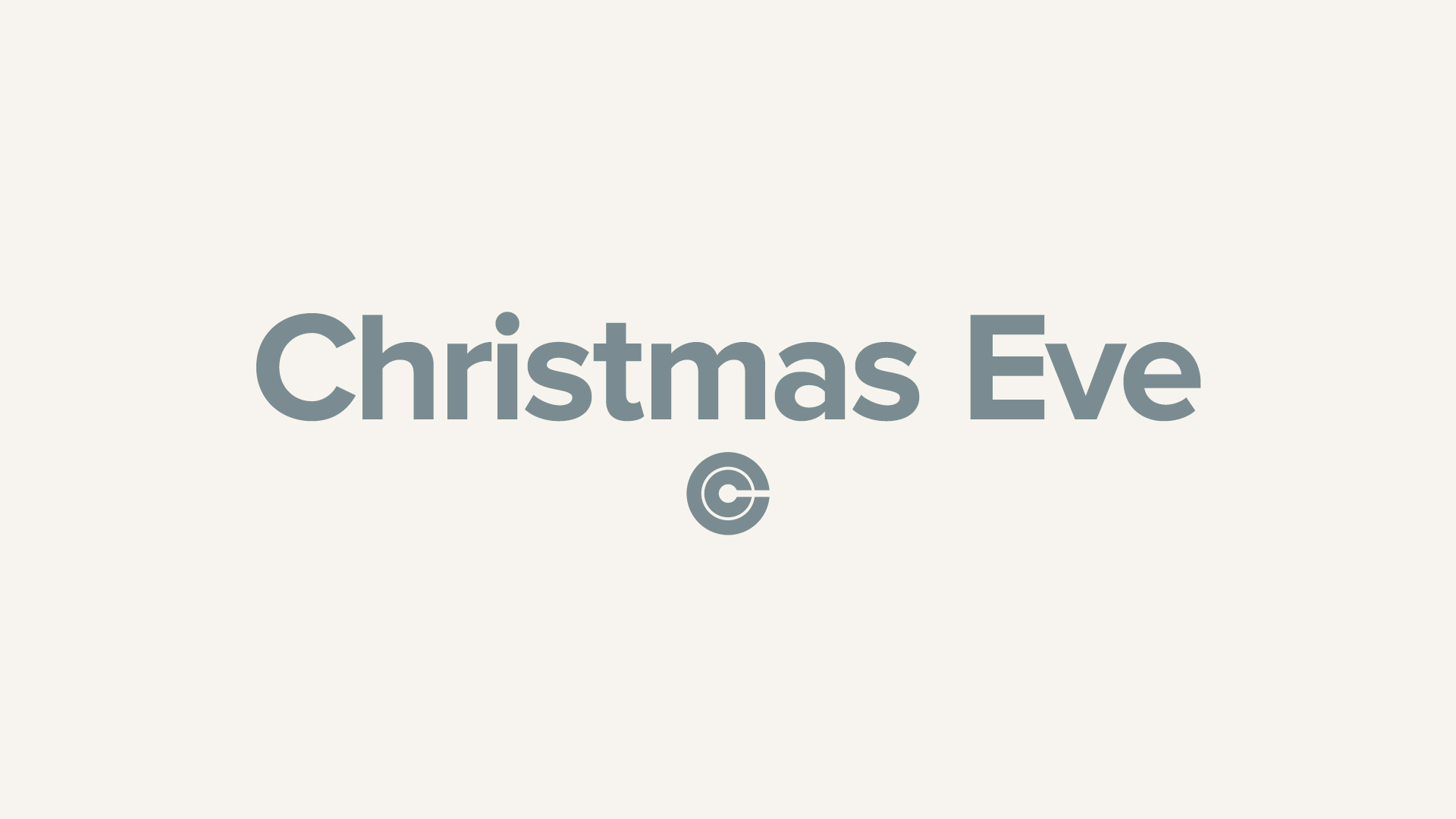 Christmas Eve at City Church