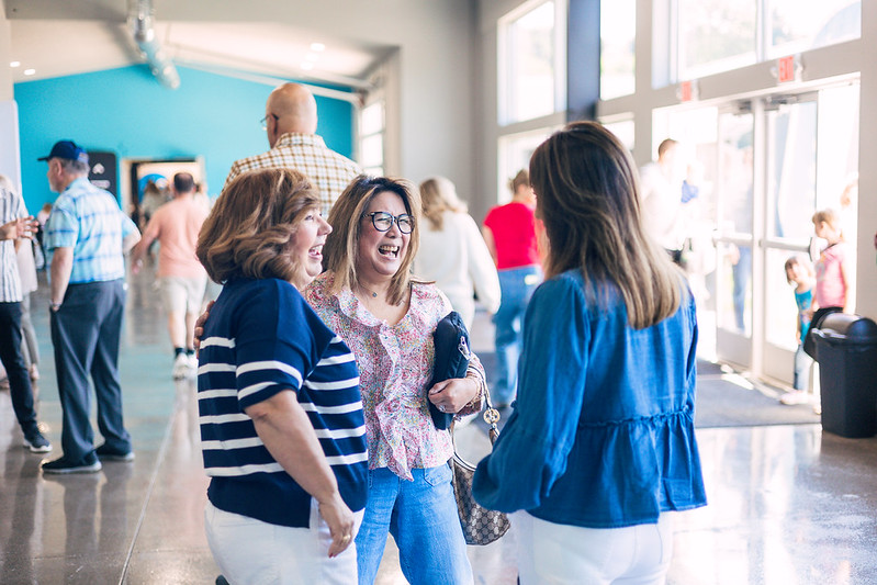 City Church team members serving together