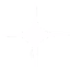 White sparkling star icon with four points and a glow effect.