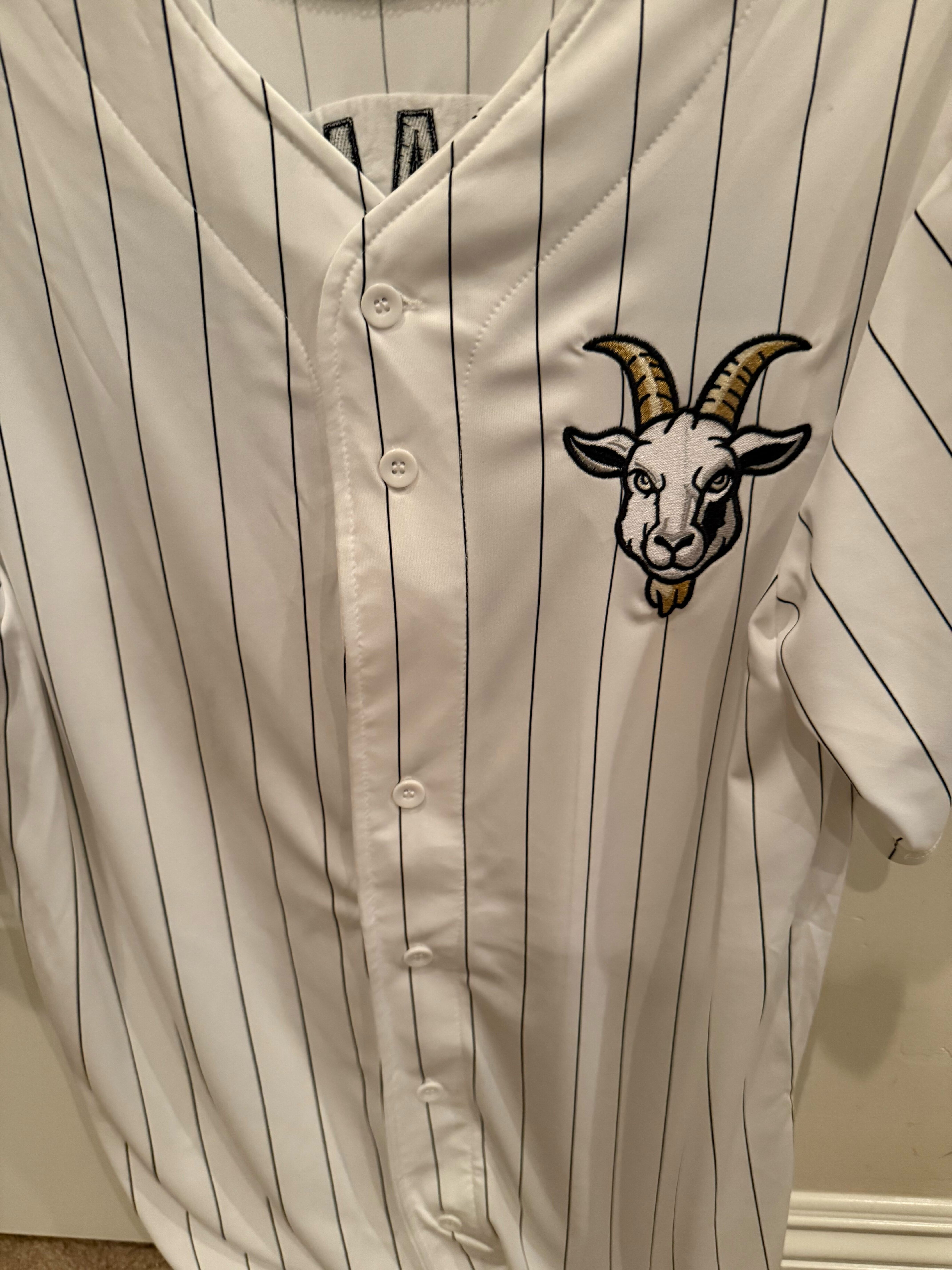Embroidered team jersey