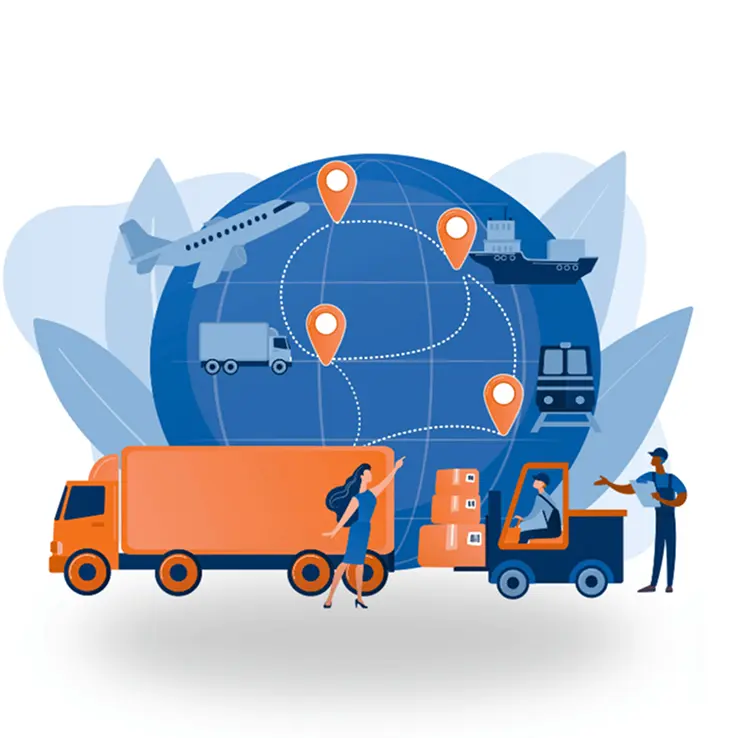 globle trade illustration