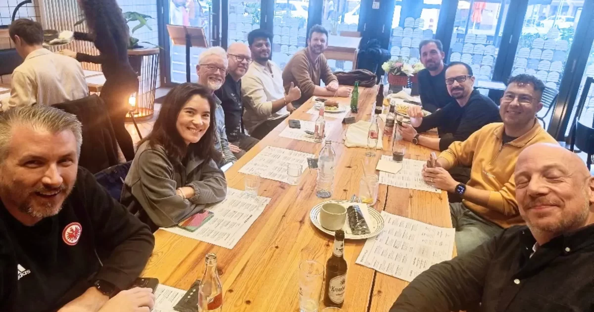 Pre-event lunch with Janus Boye and early arrivals at CMS Summit 26