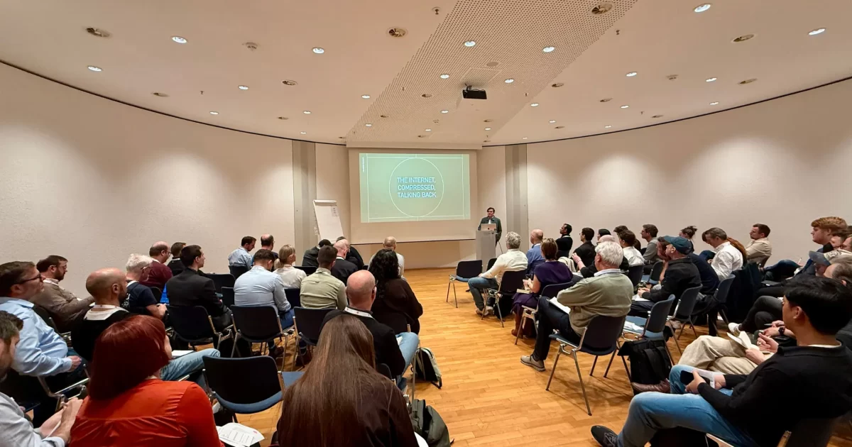 The session room at the Museum für Kommunikation during CMS Summit 26