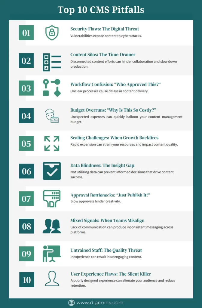 Top 10 CMS pitfalls