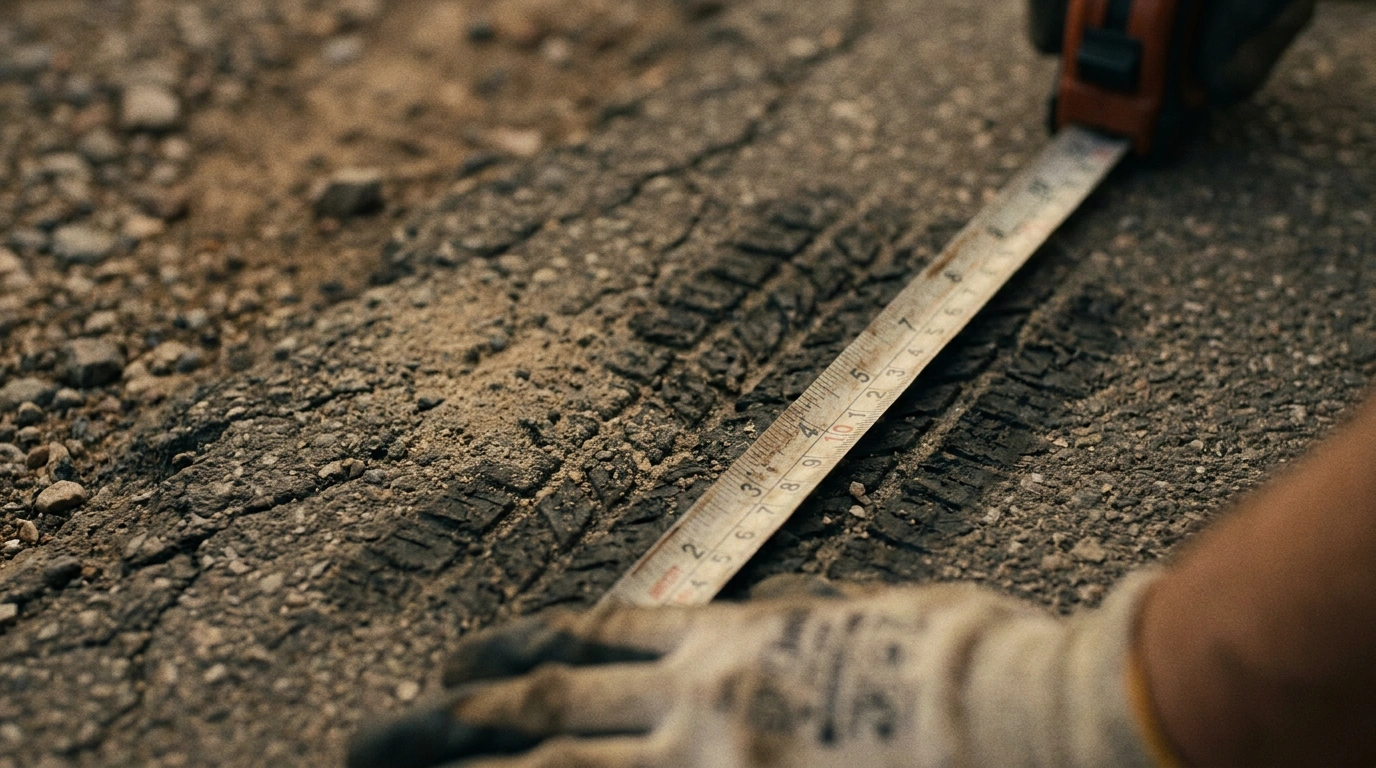 Close-up evidence detail