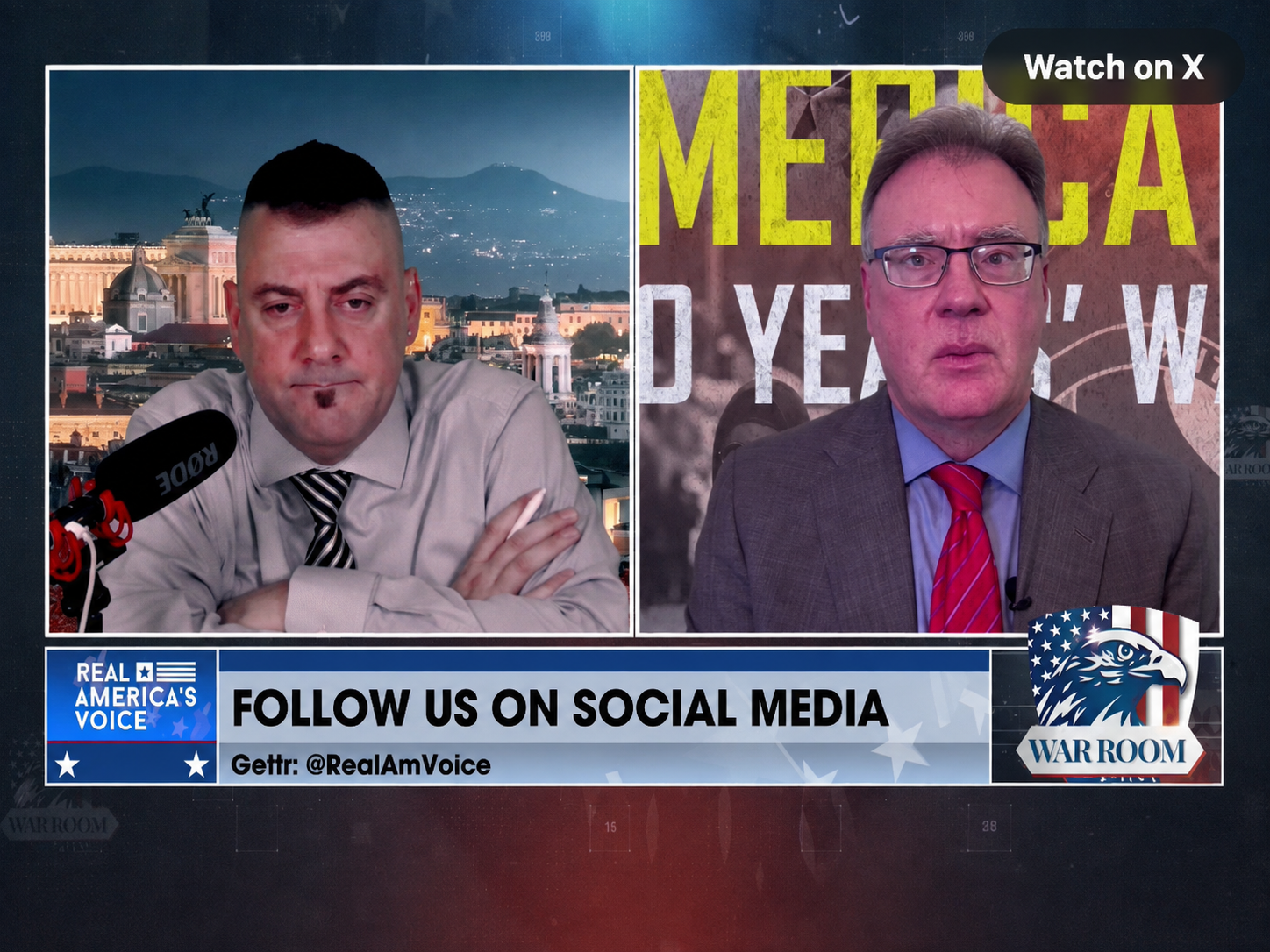 Dr. Bradley Thayer appearing on WarRoom Battleground during a discussion on cultural Marxism