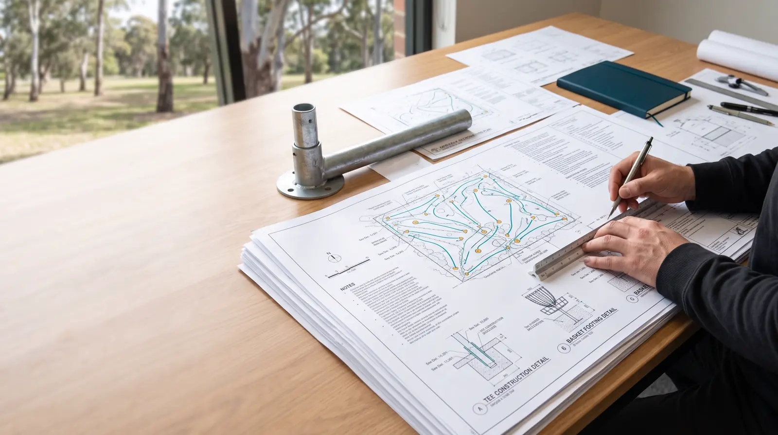 Construction documentation prepared for a course