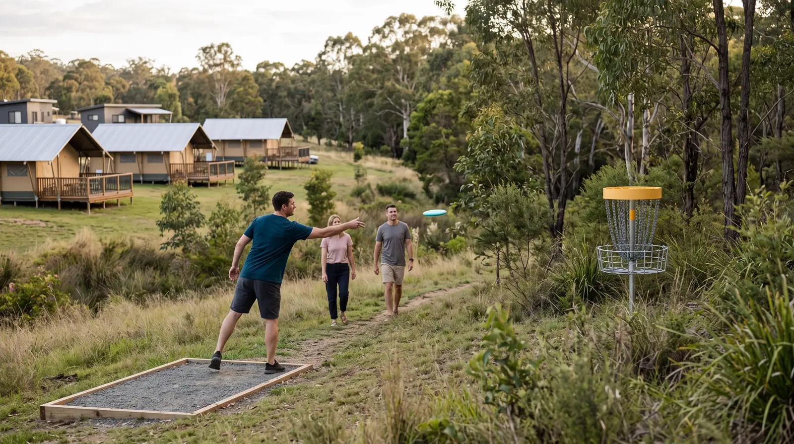 Underused resort land put to work as a course