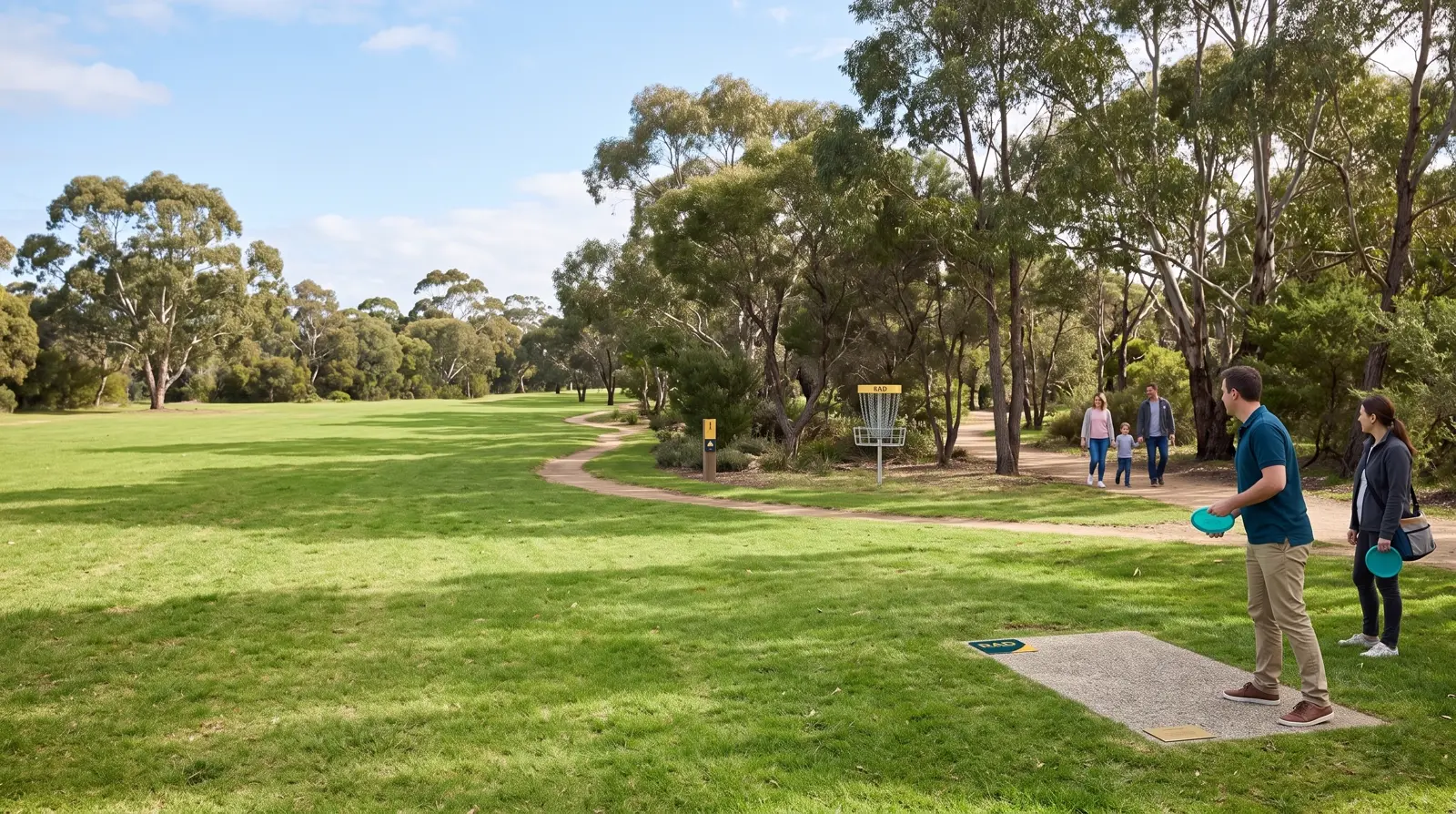 A course using existing school green space