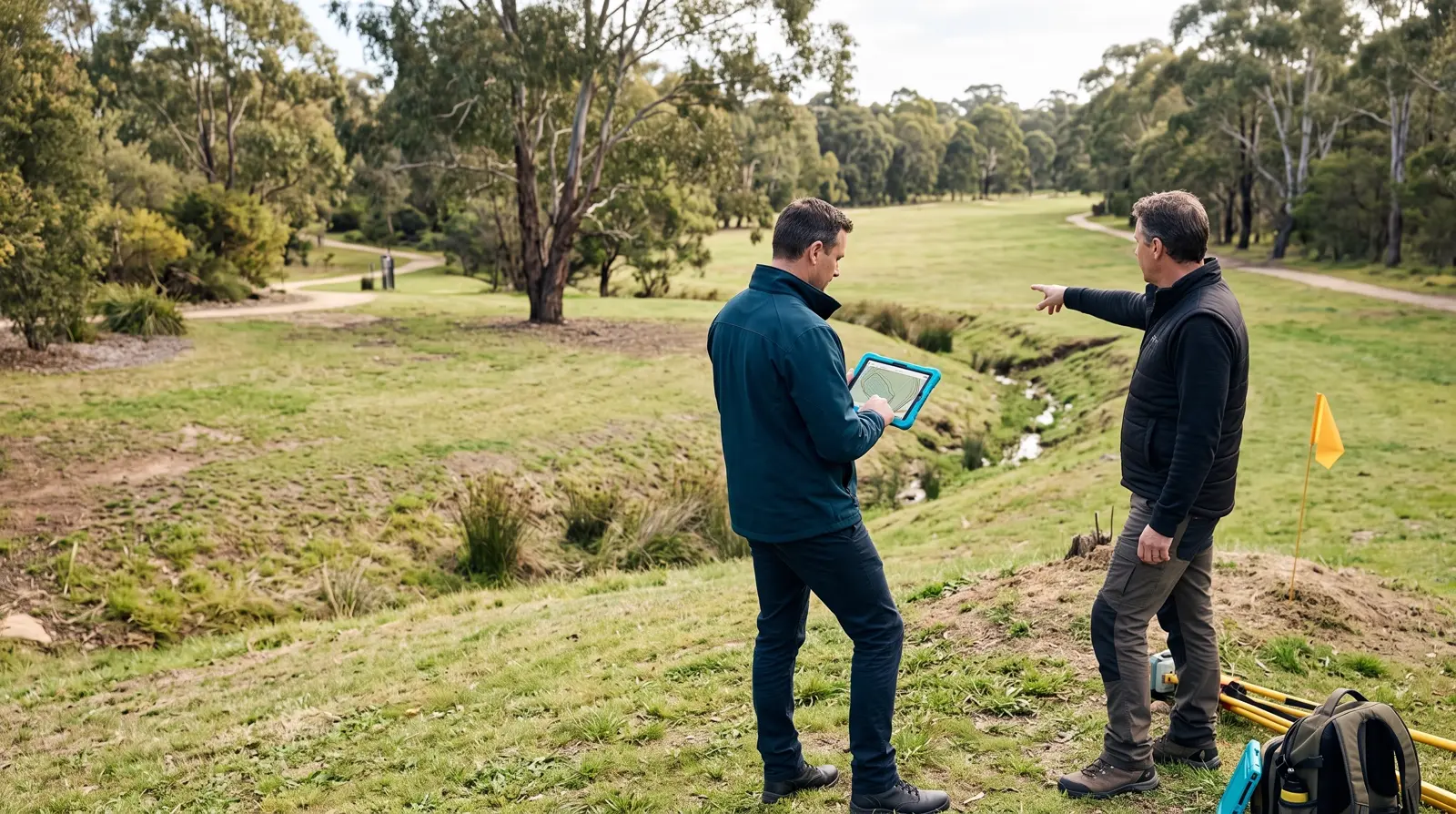 Land and terrain assessed for course suitability