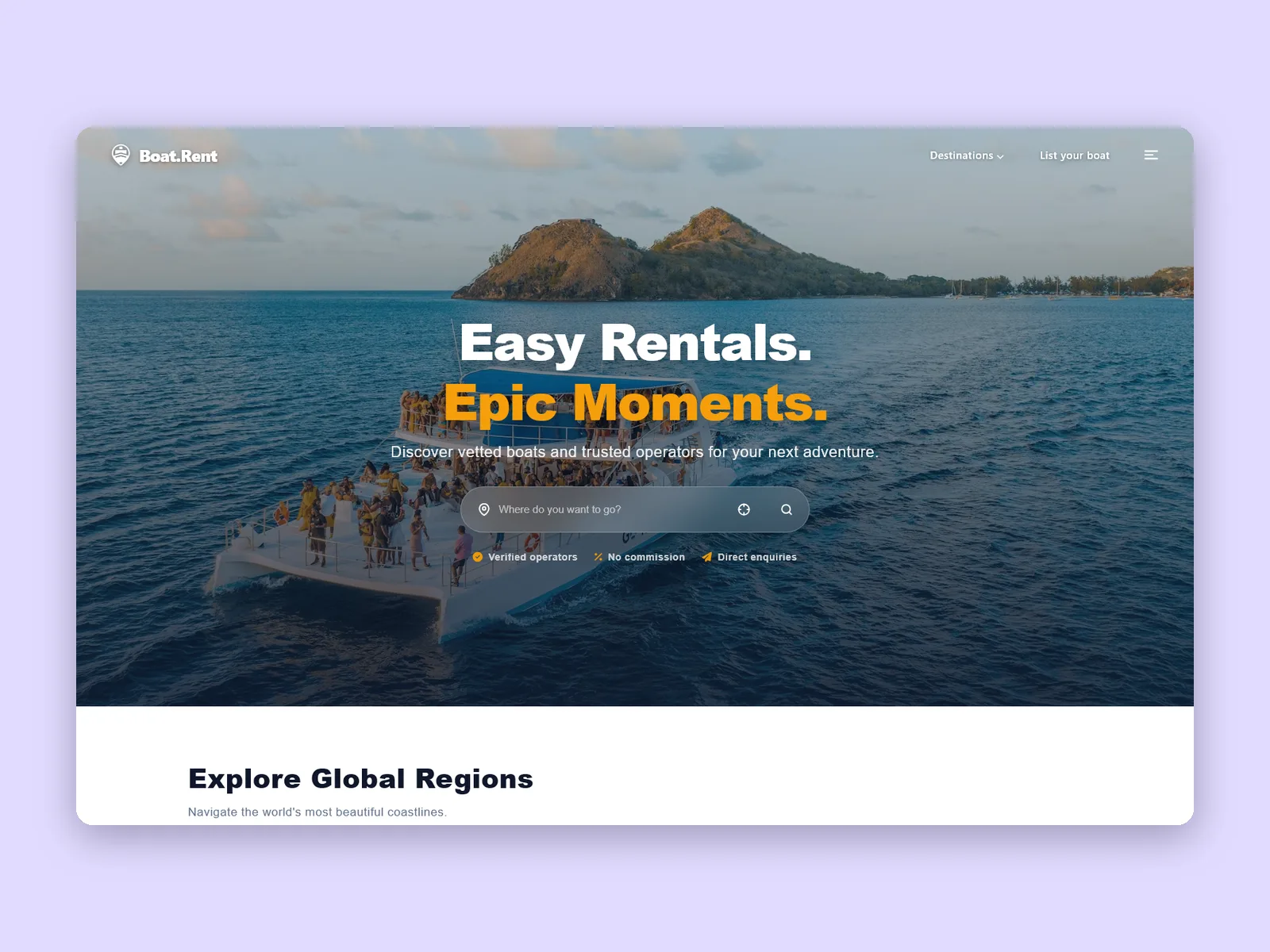 Boat.rent booking and operations platform built by Horizon Labs