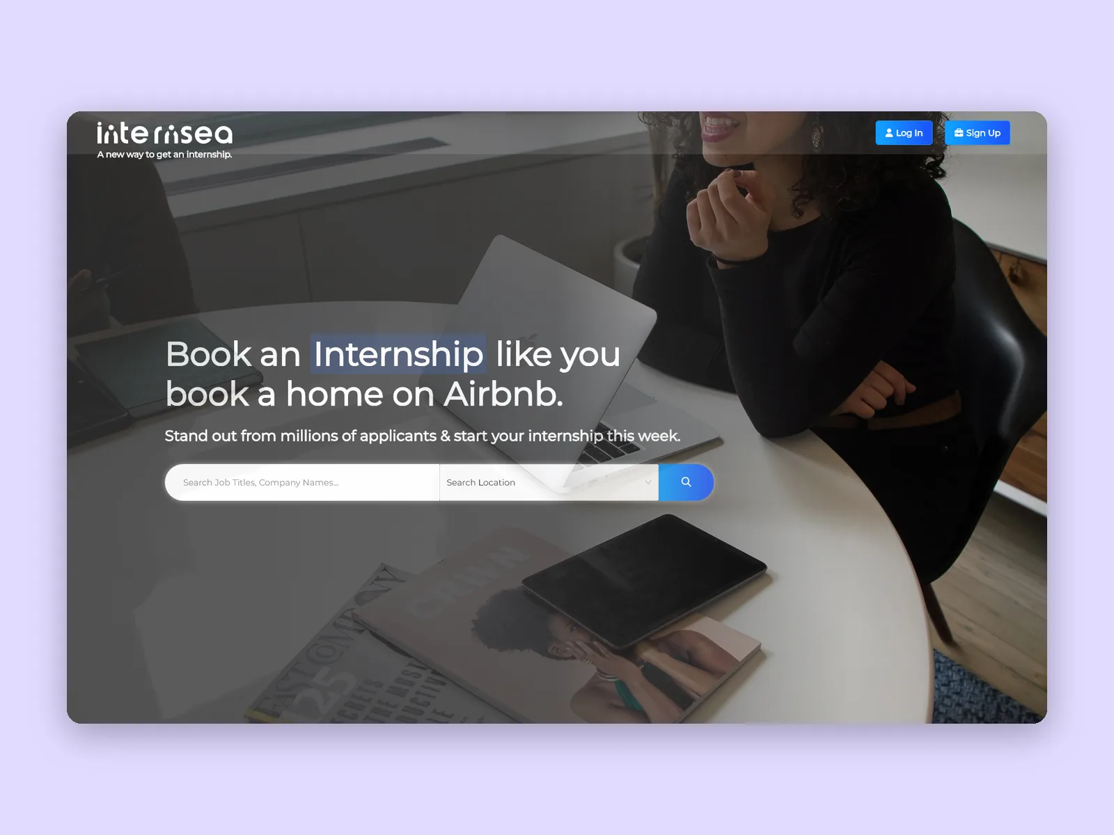 InternSea internship marketplace MVP built by Horizon Labs