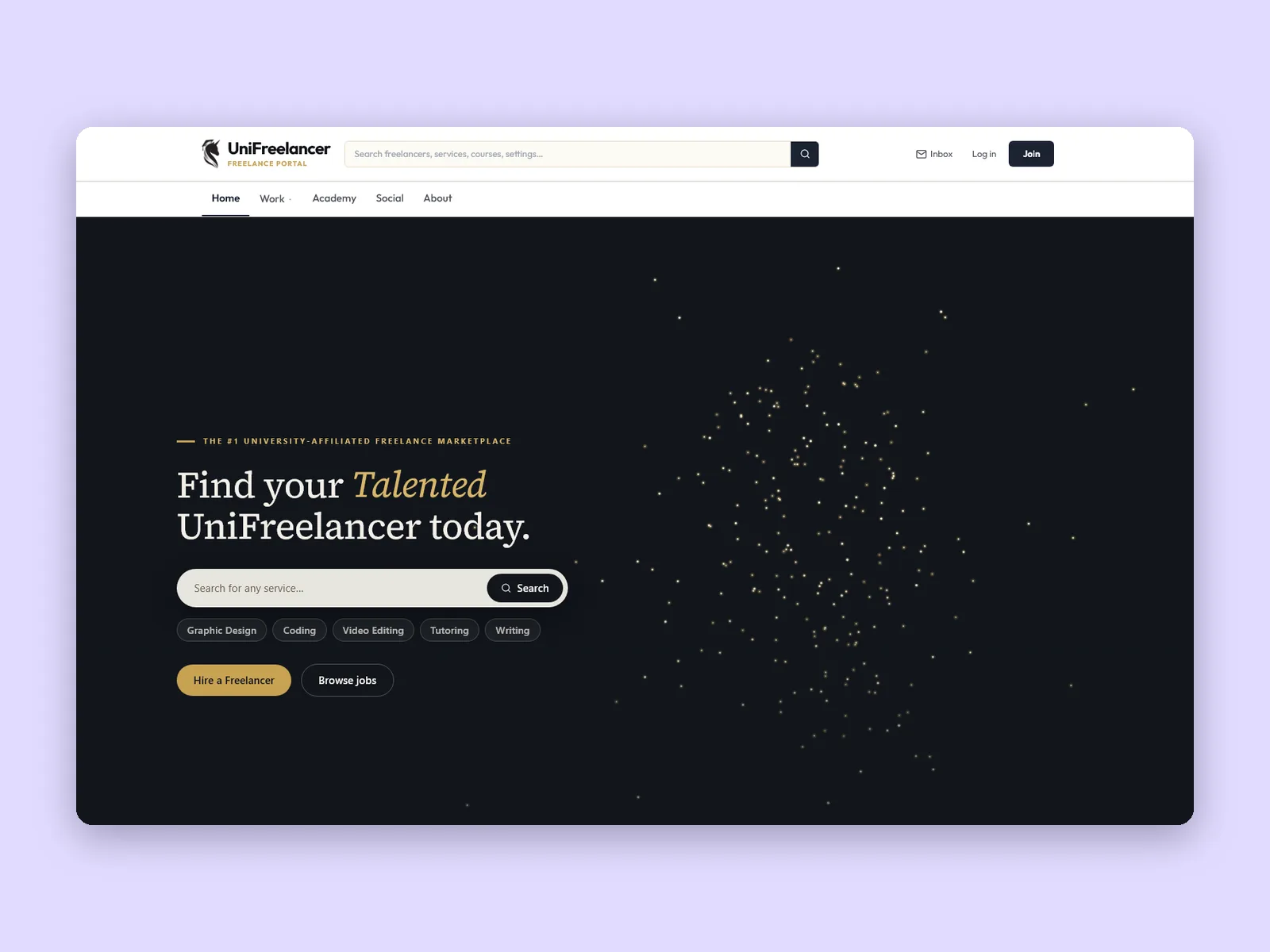 UniFreelancer freelance marketplace built by Horizon Labs