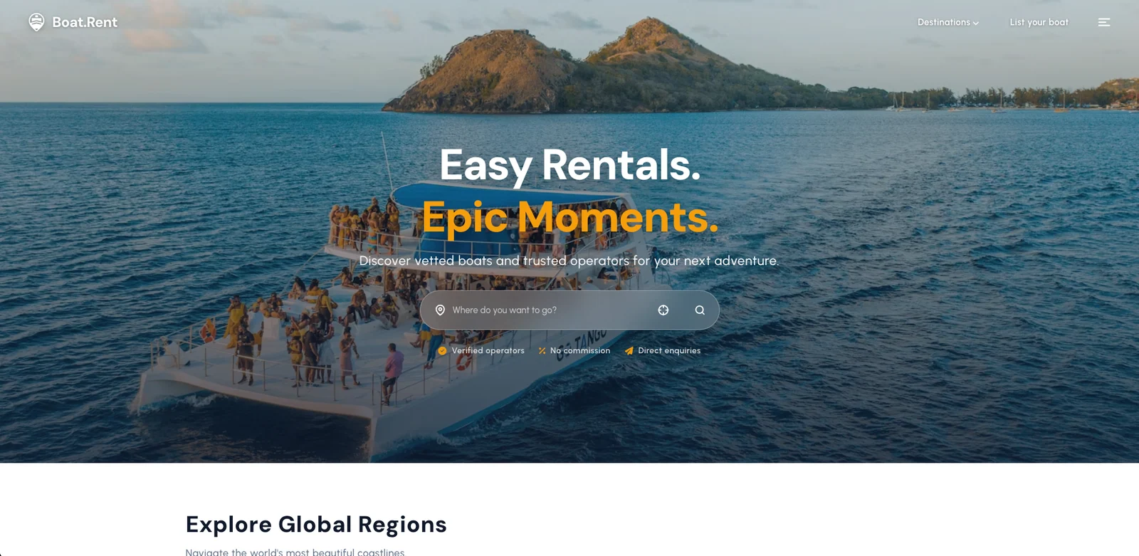 Boat.rent boat rental marketplace built by Horizon Labs