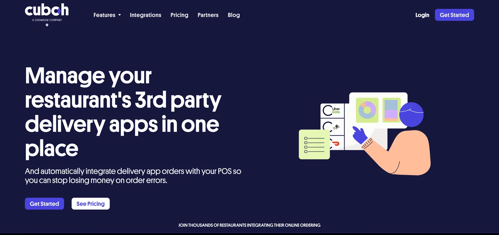 Cuboh restaurant delivery-order integration platform built by Horizon Labs