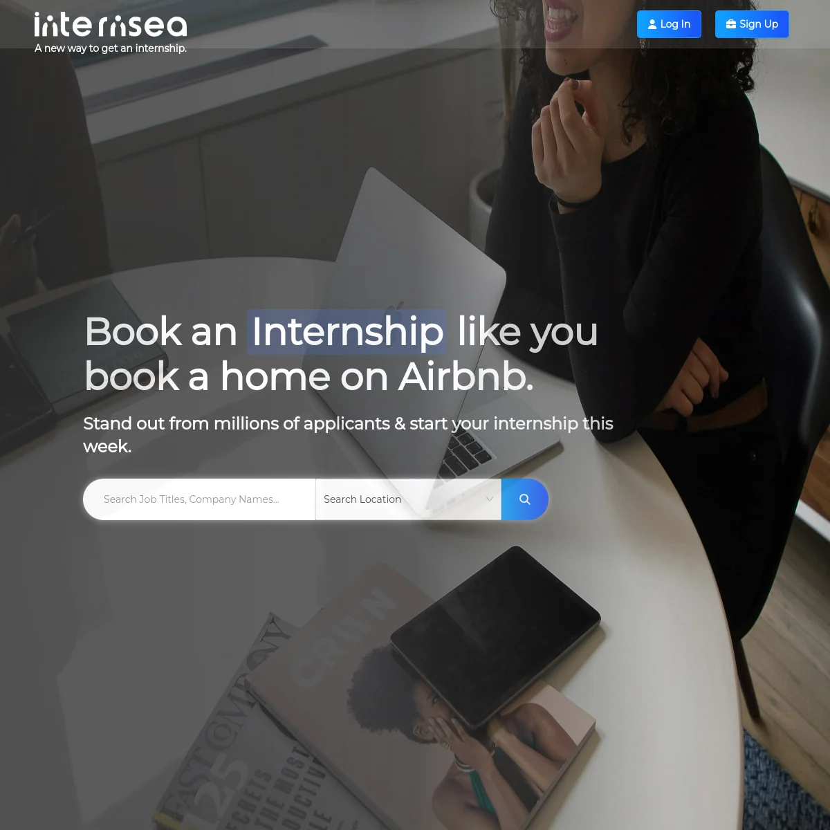 InternSea internship marketplace built by Horizon Labs