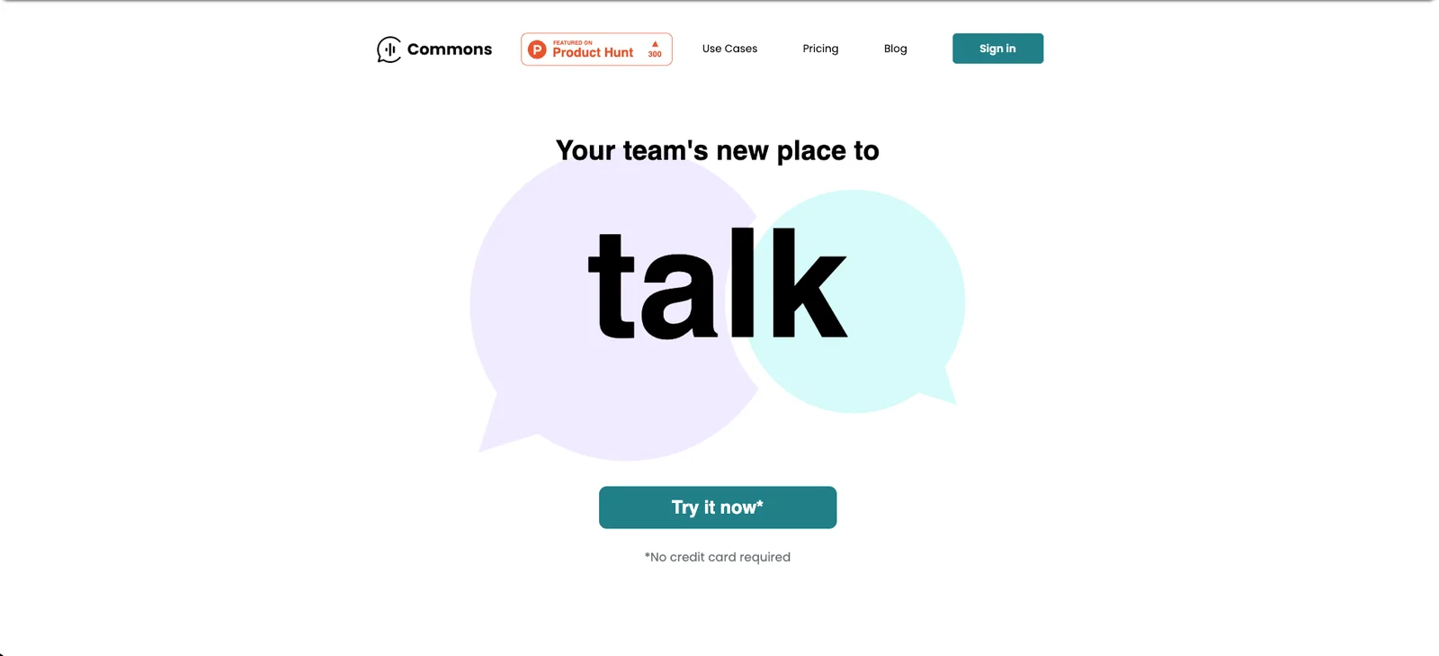 Commons product screenshot built by Horizon Labs