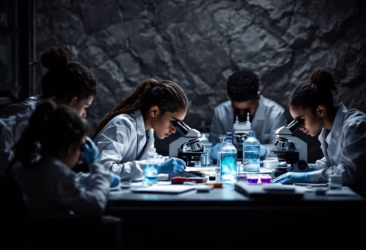image of science experiment